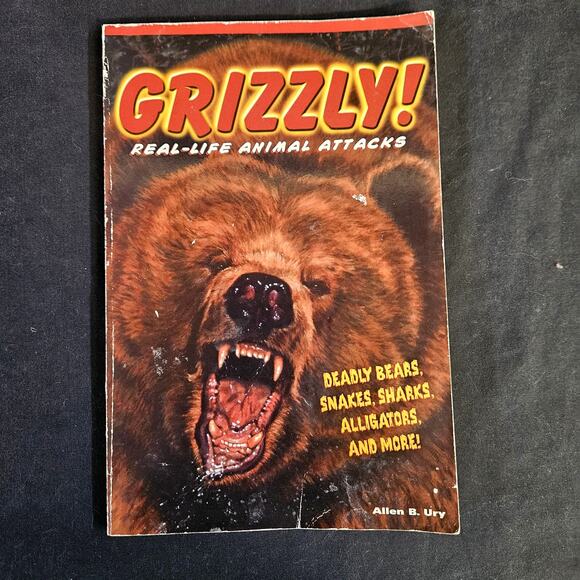 Grizzly! Real Life Animal Attacks By Allen B. Ury Paperback - Picture 1 of 6